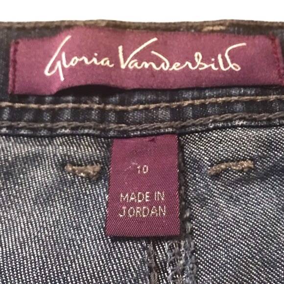 Gloria Vanderbilt Jeans "Amanda" Back Flap Pocket Size 10 - Picture 4 of 13
